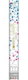 Gender Reveal Confetti shooter MEISJE - 40 cm