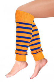 Beenwarmers oranje / blauw Lampegat