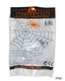 Spinnenweb wit 20 gram