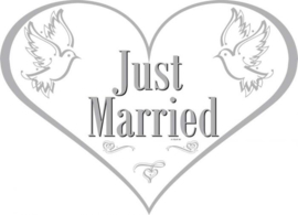 Deurbord  - Just married (21061F)
