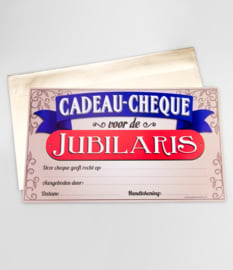 Cadeau-cheque JUBILARIS! (33PD)