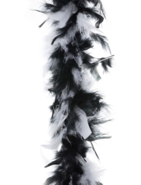 Boa Zwart/Wit 45 gram / 200 cm