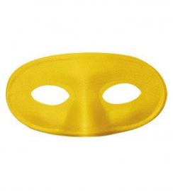 Ovaal oogmasker Geel - 16 cm (0999GF)