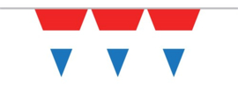 Vlaggenlijn Rood Wit Blauw - 10 meter (495593HW)