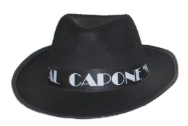 Hoed Al Capone - vilt (60579E)