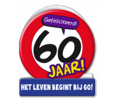 Wenskaart 60 jaar verkeersbord