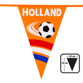 Oranje vlaggenlijn Holland