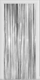 Folie deurgordijn Zilver 100 x 240 cm