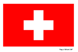 Vlag Zwitserland - 90 x 150 cm (62250E)