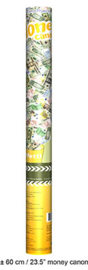 Confetti shooter geld 60 cm (money-66280E)