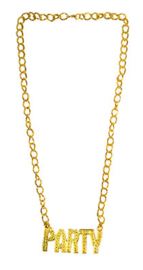 Gouden ketting Party (53783E)