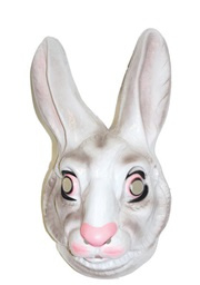 Masker konijn - volwassen maat - plastic