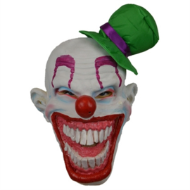 Masker Clown Groene Hoed (60253W)