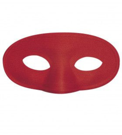 Ovaal oogmasker Rood - 16 cm (0999GF)