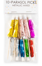 Parasol prikkers Metallic Mix
