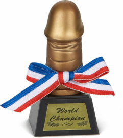 Trofee gouden piemel / eikel