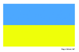 Vlag Oekraine - 90 x 150 cm (62461E)