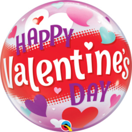 Bubble Happy Valentine's Day Hearts (54603Q)