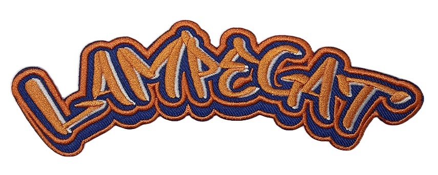Embleem / applicatie Lampegat LOGO - 15 X 3,5 cm