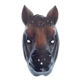 Masker paard - volwassen maat - plastic