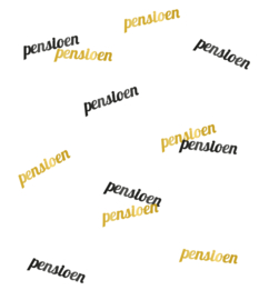 Tafelconfetti / sierconfetti  Pensioen