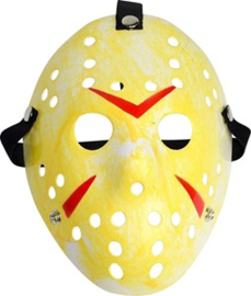 Hockeymasker  a la Jason Voorhees Geel