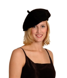 Alpino pet / franse baret zwart (62000B)