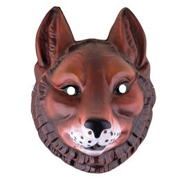Masker vos - volwassen maat - plastic