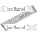 Afzetlint Just married (21076F)