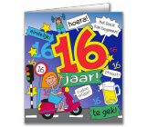 Wenskaart 16 jaar