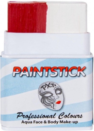 Schminkstift / schminkstick / paintstick rood/wit Brabant 2 cm breed