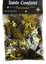 Tafelconfetti / sierconfetti  Pensioen