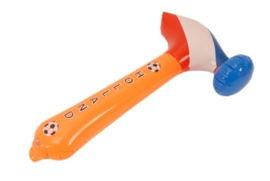 Hamer Oranje Holland opblaasbaar - 56 cm (34873AIE)