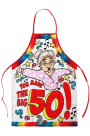 Keukenschort Sarah - 50 jaar (04490P)