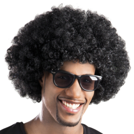 Pruik Afro Zwart (86020B)