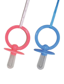 Fopspeen 16 cm - blauw of roze