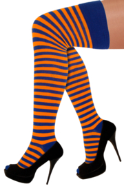 Kniekousen oranje / blauw Lampegat