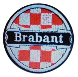 Embleem / strijk applicatie Brabants viltje 7,5 cm