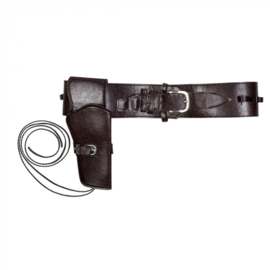 Cowboy holster (enkel)  zwart