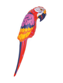 Papegaai  opblaasbaar - 65 cm (64414E)