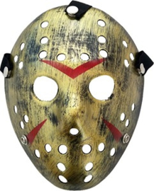 Hockeymasker  a la Jason Voorhees Goud