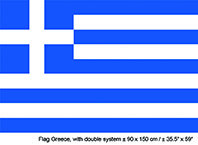 Vlag Griekenland - 90 x 150 cm (62334E)