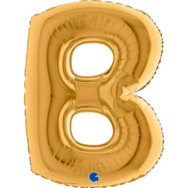 Letter B - 100 cm Goud