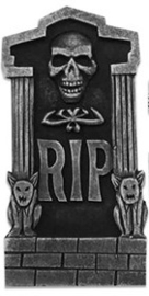 Grafsteen 41 cm RIP - helhonden
