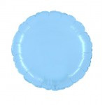 Folie Rond 18" - Baby Blauw