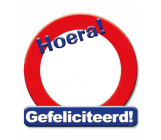 Huldeschild verkeersbord  Blanco