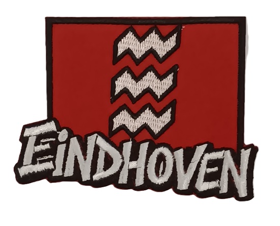 Embleem / applicatie EINDHOVEN - 7 X 8,5 cm