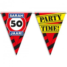 Vlaggenlijn Sarah Party Time - 10 meter