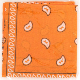 Bandana / boerenzakdoek Oranje - katoen
