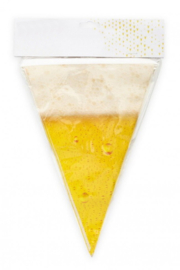 Vlaggenlijn Bier met schuim